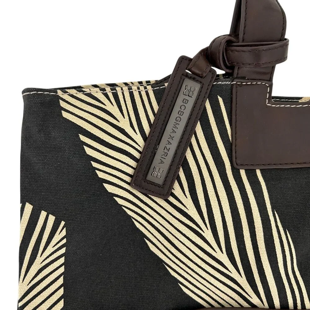 BCBGMaxAzria Palm Leaf Flat Tote Bag NWT